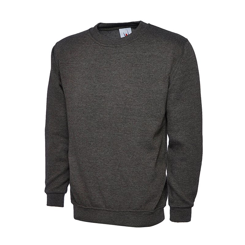 Uneek UC203 Classic Sweatshirt Charcoal