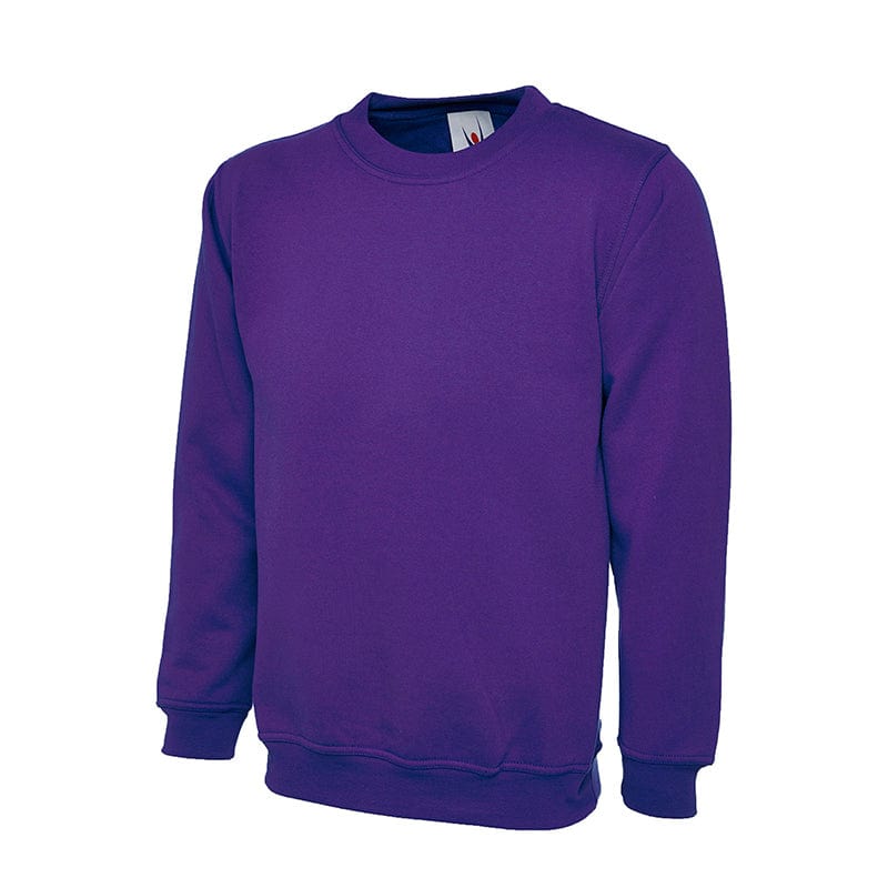 Uneek UC203 Classic Sweatshirt Purple