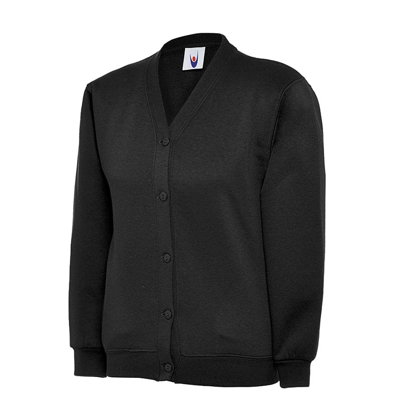 Uneek UC207 Children&#39;s Cardigan Black