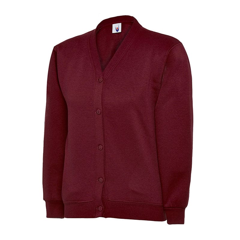 Uneek UC207 Children&#39;s Cardigan Maroon