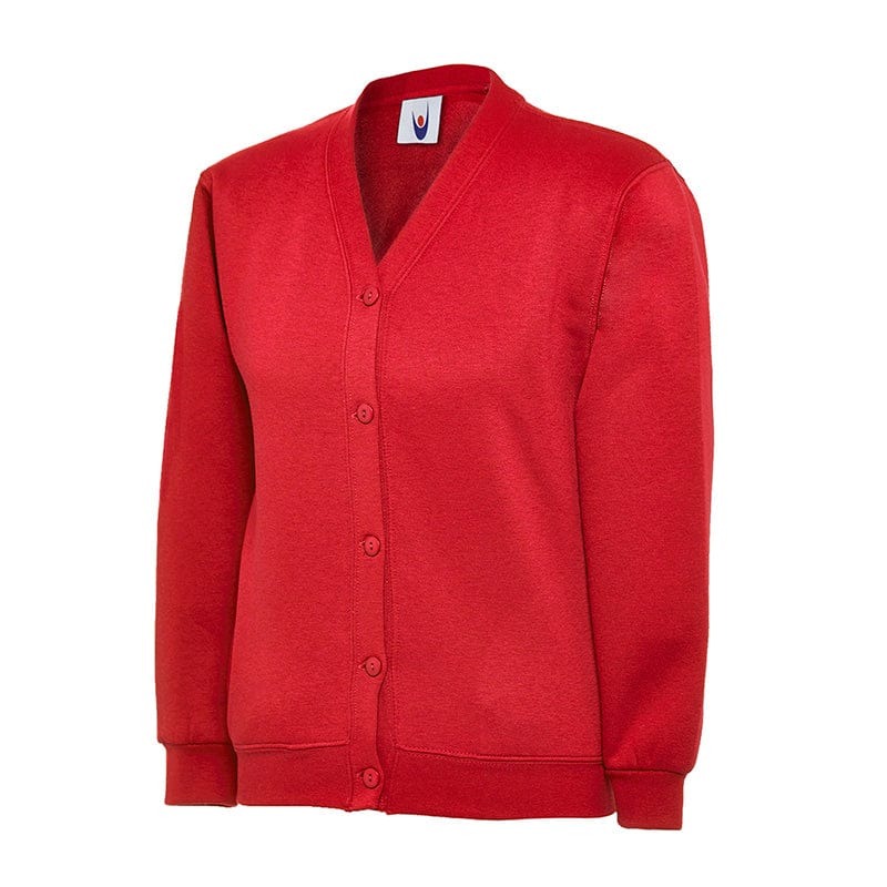 Uneek UC207 Children&#39;s Cardigan Red