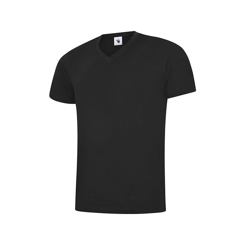 Uneek UC317 Classic V Neck T-shirt Black