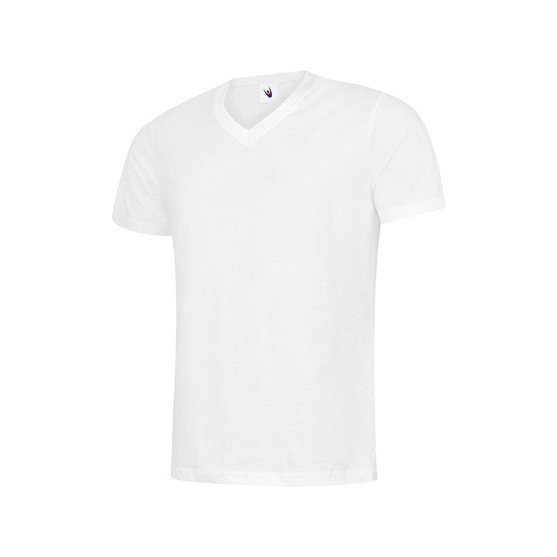 Uneek UC317 Classic V Neck T-shirt White