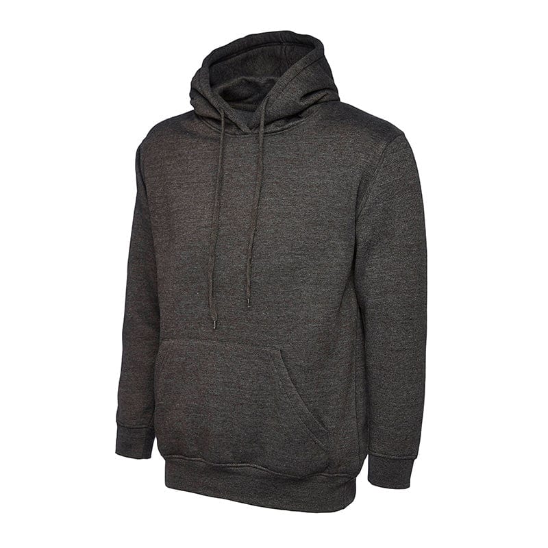 Uneek UC502 Classic Hooded Sweatshirt Charcoal