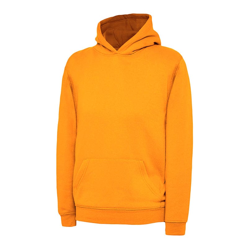 Uneek UC503 Childrens Hooded Sweatshirt Orange