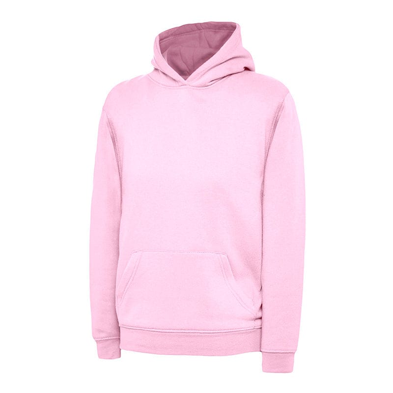 Uneek UC503 Childrens Hooded Sweatshirt Pink