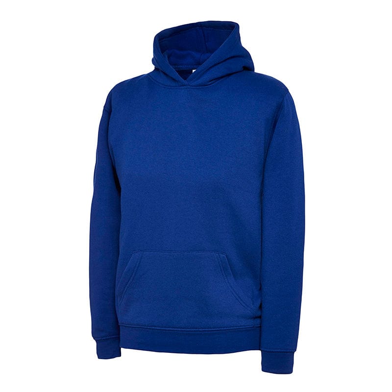 Uneek UC503 Childrens Hooded Sweatshirt Royal