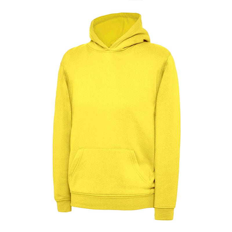 Uneek UC503 Childrens Hooded Sweatshirt Yellow