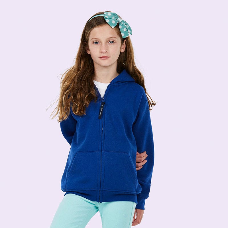 Uneek UC506 Childrens Classic Full Zip Hooded Sweatshirt 
