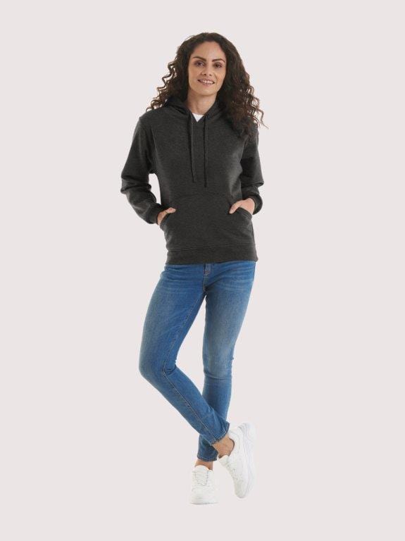 Uneek UC510 Ladies Deluxe Pouch Hooded Sweatshirt