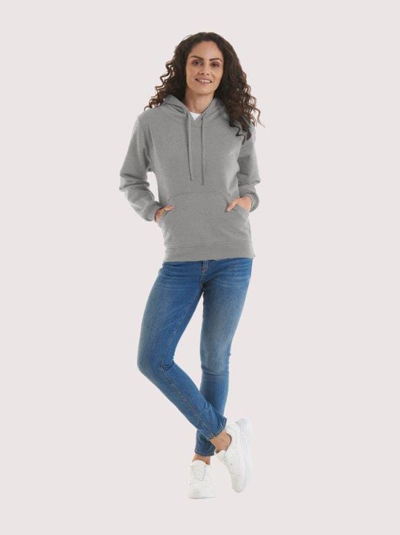 Uneek UC510 Ladies Deluxe Pouch Hooded Sweatshirt