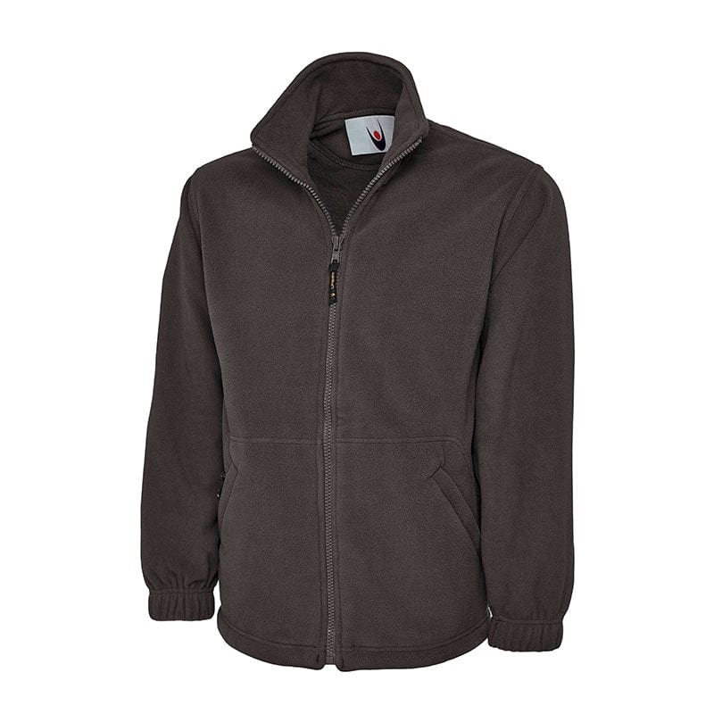 Uneek UC601 Premium Full Zip Micro Fleece Jacket Charcoal