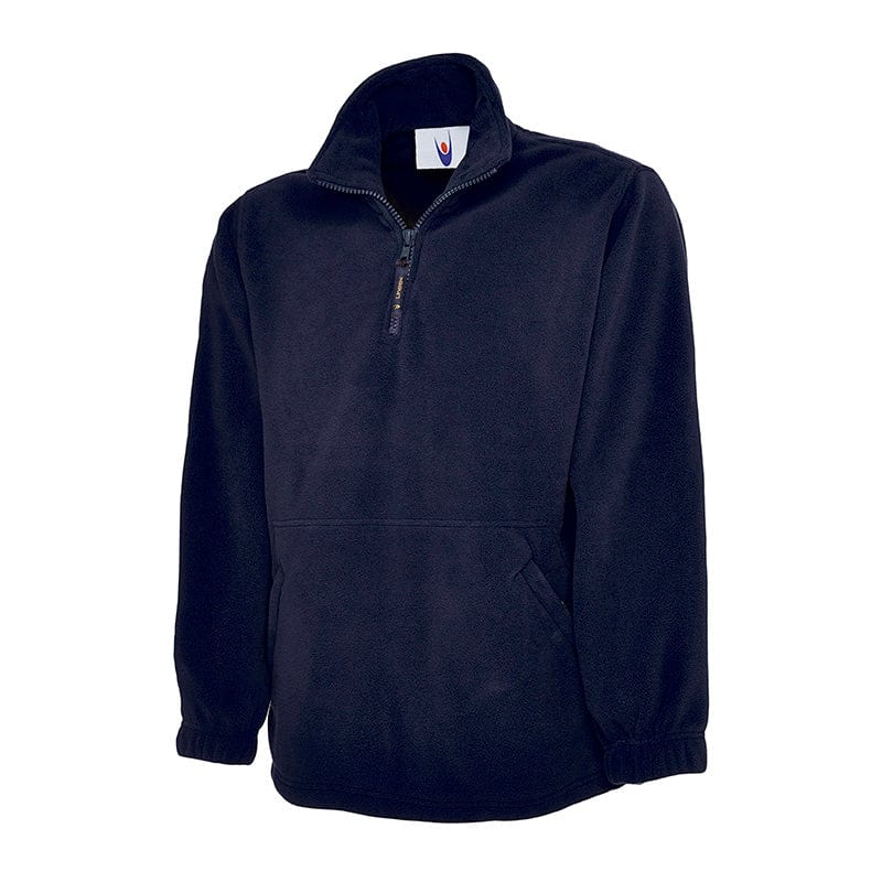 Uneek UC602 Premium 1/4 Zip Micro Fleece Jacket Navy