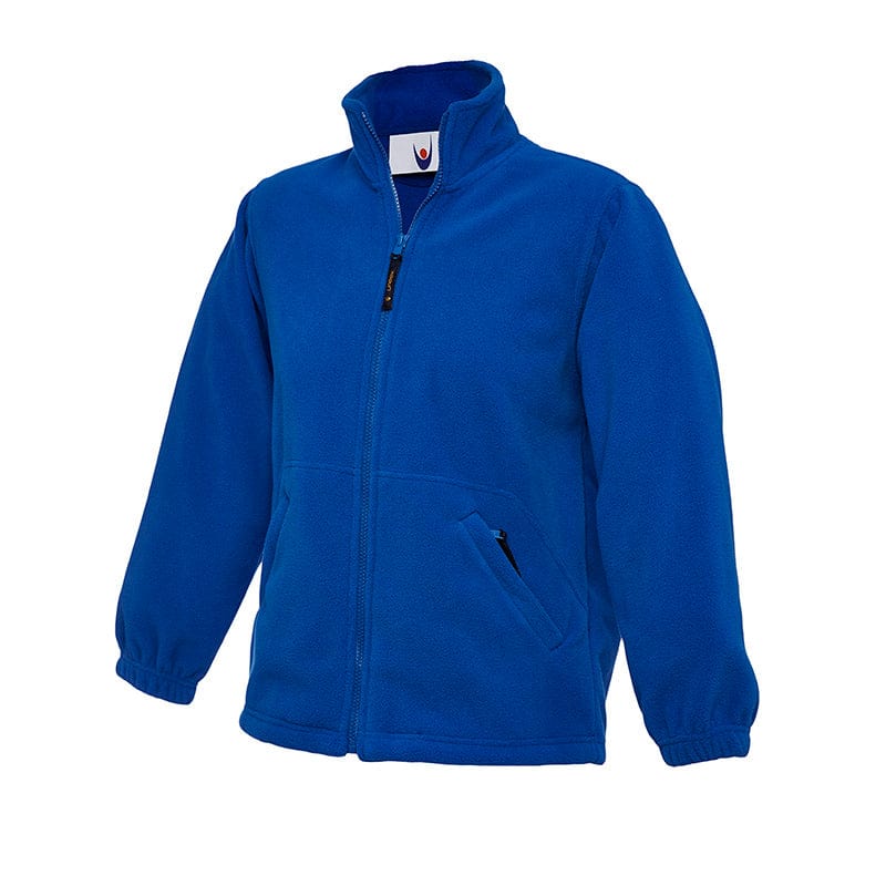 Uneek UC603 Childrens Full Zip Micro Fleece Jacket Royal