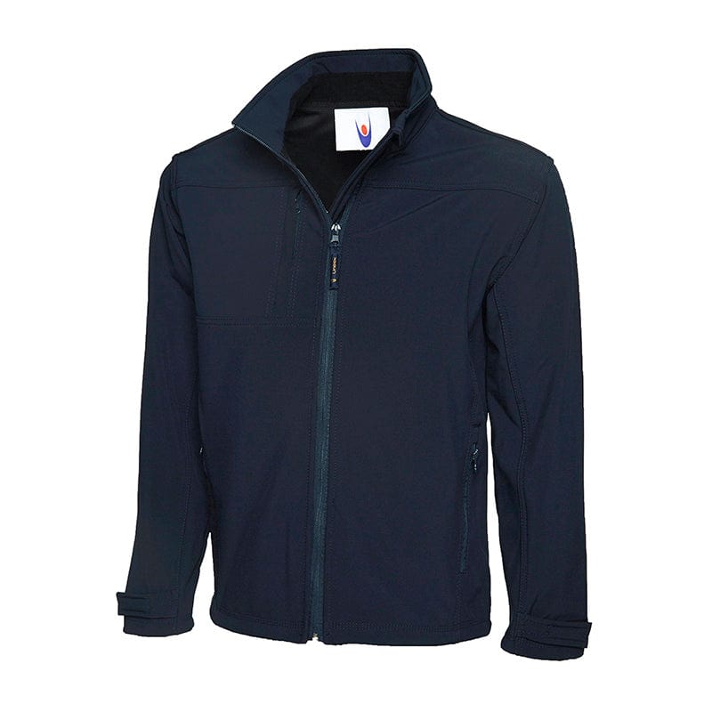 Uneek UC611 Premium Full Zip Soft Shell Jacket Navy