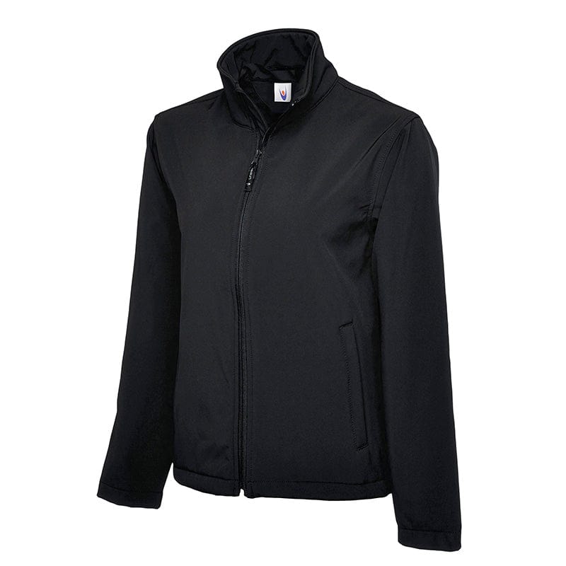 Uneek UC612 Classic Full Zip Soft Shell Jacket Black