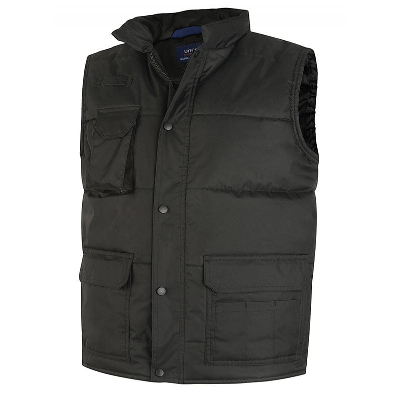 Uneek UC640 Super Pro Body Warmer Black