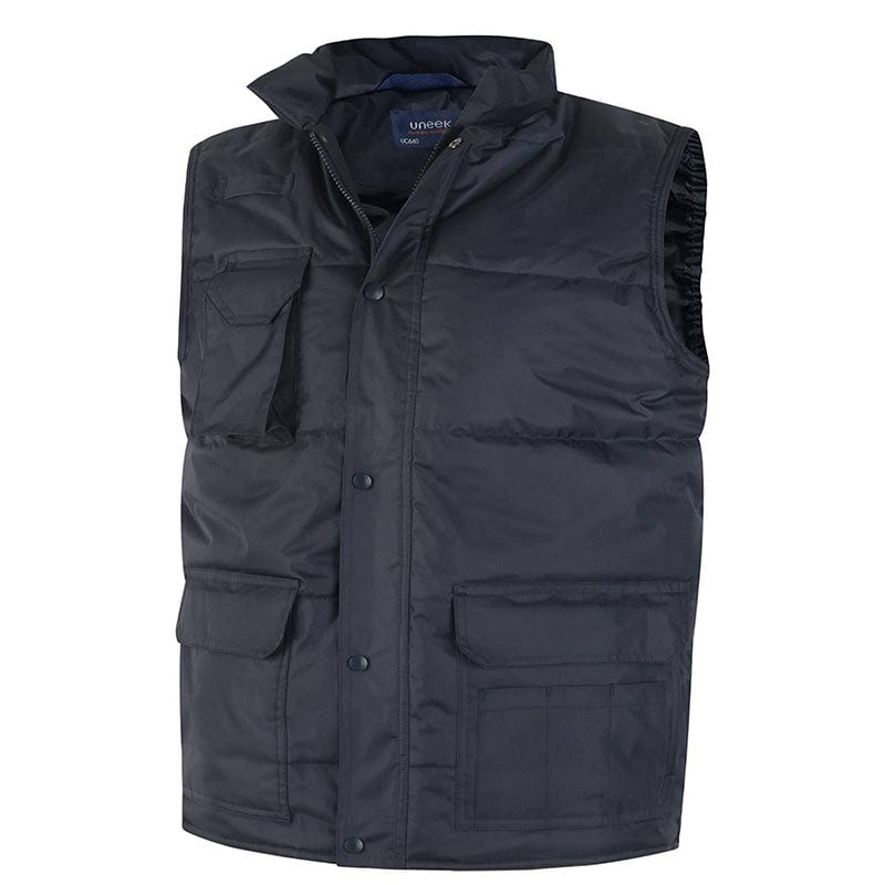 Uneek UC640 Super Pro Body Warmer Navy