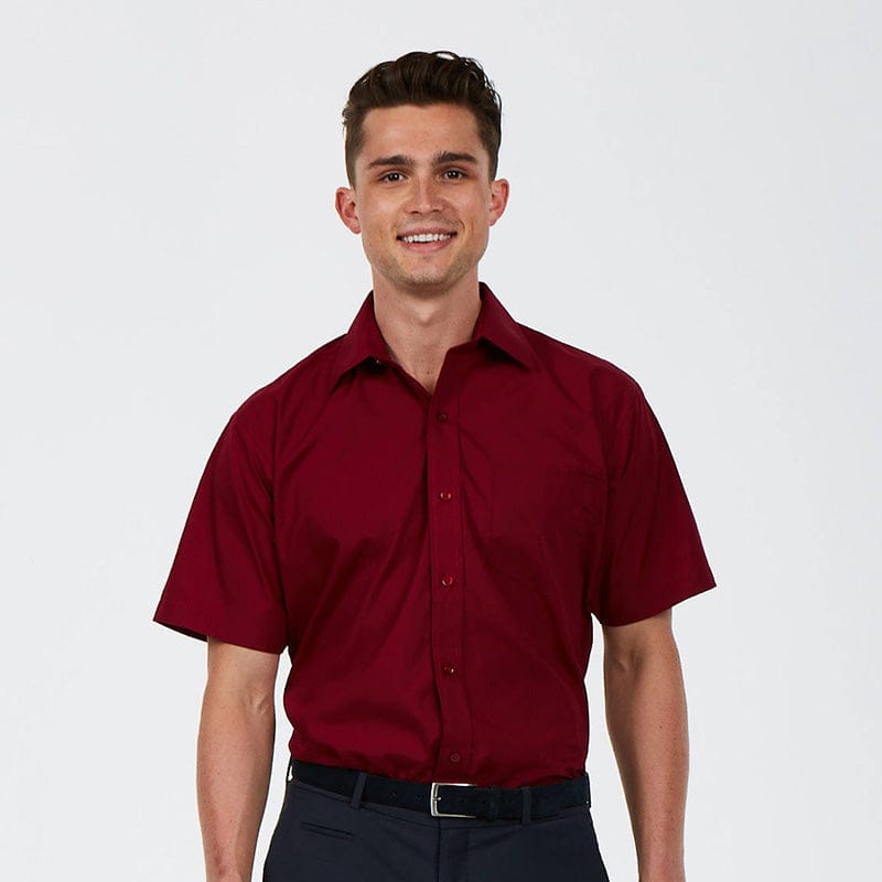 Uneek UC710 Mens Poplin Half Sleeve Shirt 