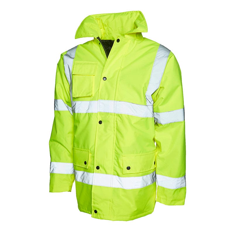 Uneek UC803 Road Safety Jacket Hi-Vis Yellow