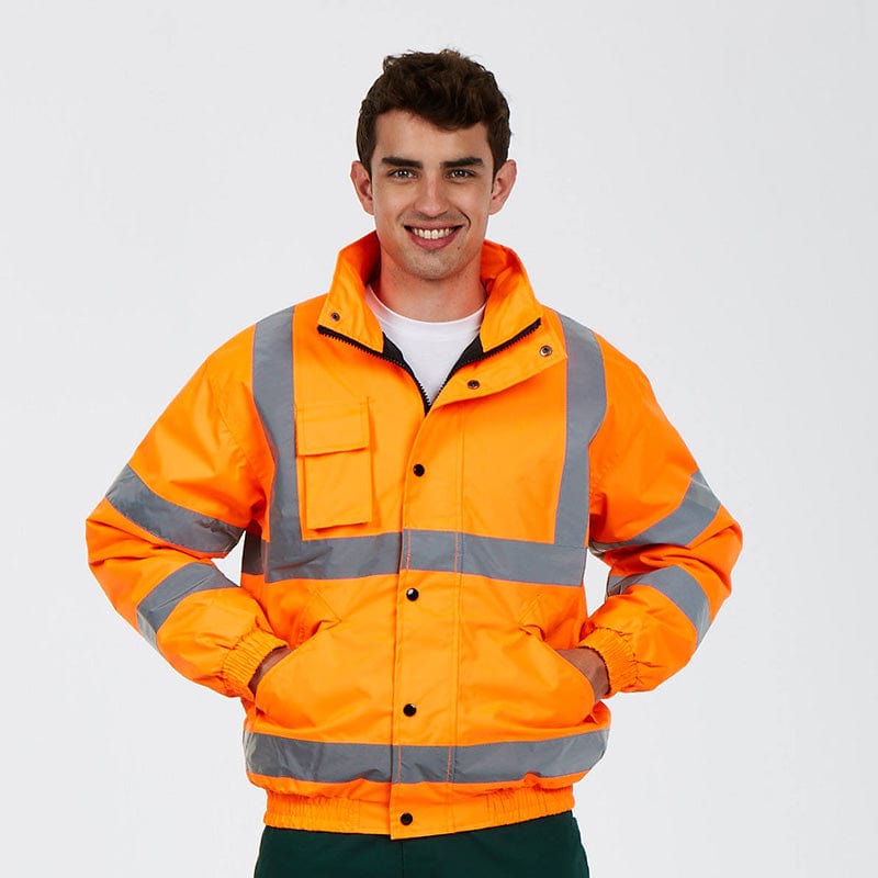 Uneek UC804 High Visibility Bomber Jacket 
