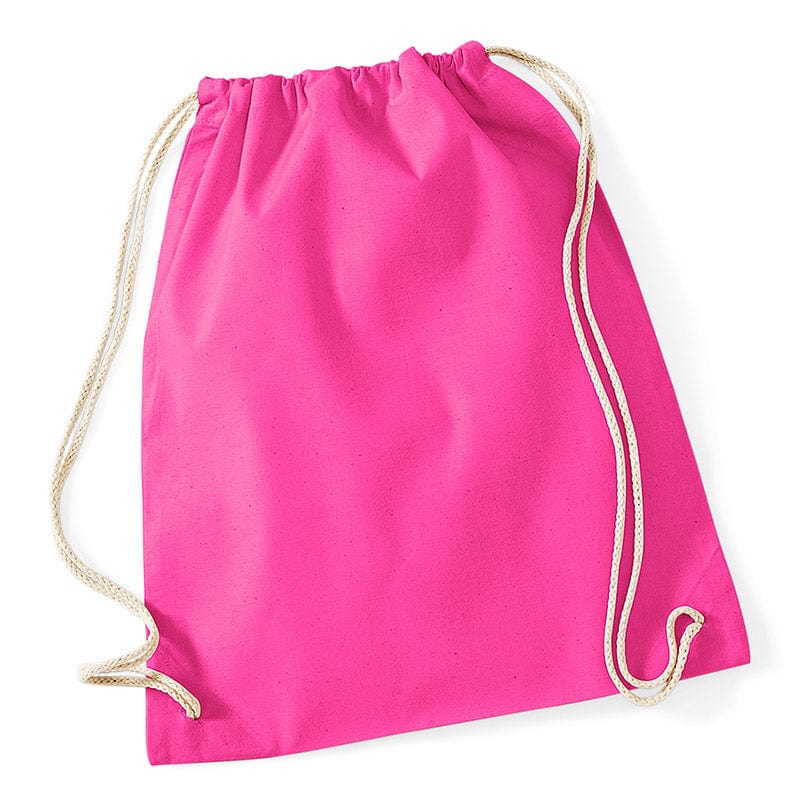 Westford Mill W110 Cotton Gymsac Fuchsia