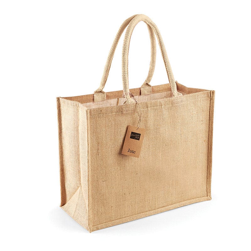 Westford Mill W407 Classic Jute Shopper Natural