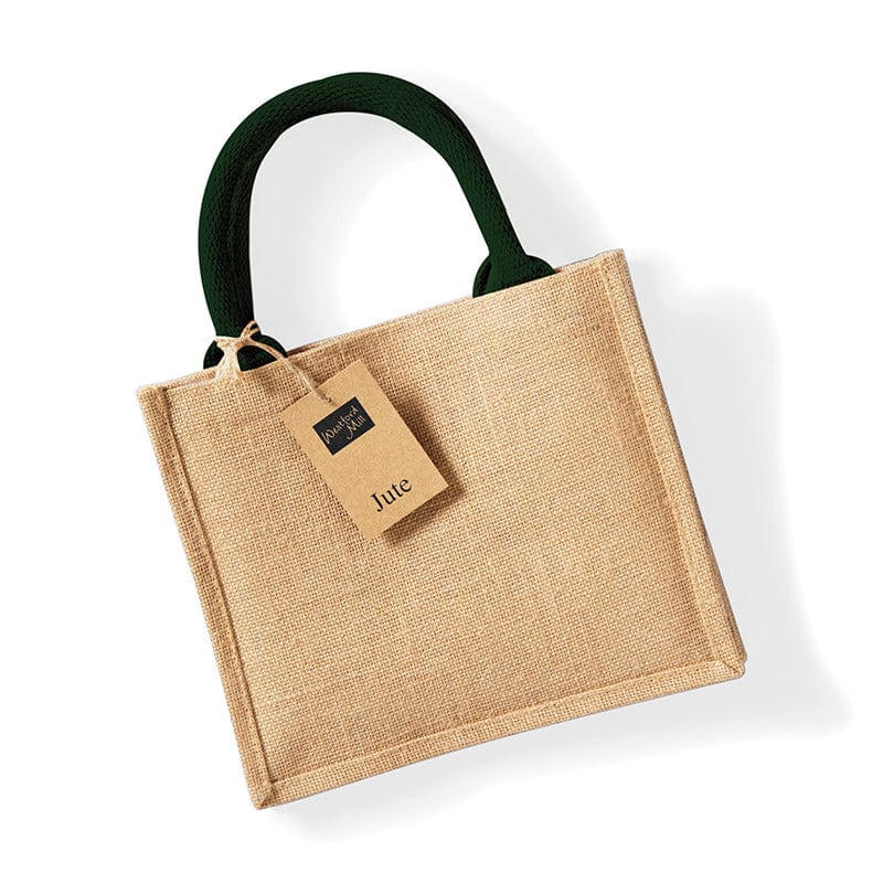 Westford Mill W412 Jute Mini Gift Bag PPE Work Solutions
