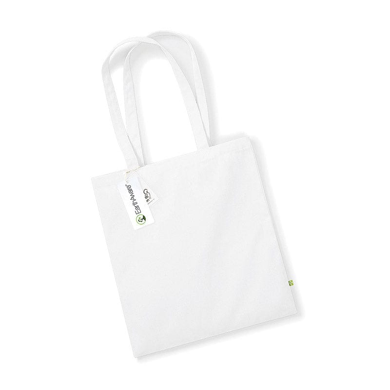 Westford Mill W801 EarthAware Organic Bag for Life White