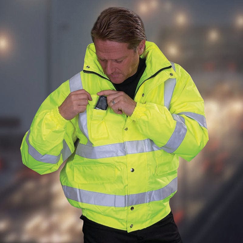 High visibility hot sale bomber jacket