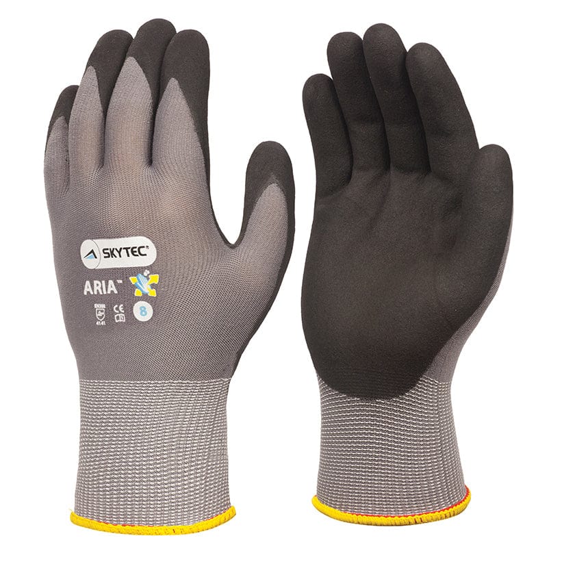 Skytec ARIA 3D MoistureVap Nitrile Foam Coated Safety Gloves 