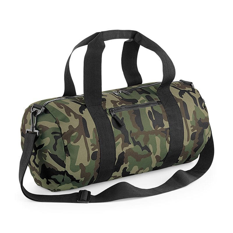 BagBase BG173 Camo Barrel Bag Jungle Camo