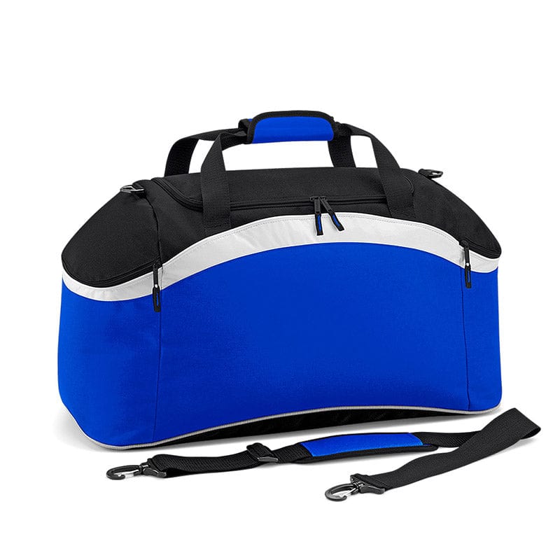 BagBase BG572 Teamwear Holdall Bright Royal / Black / White