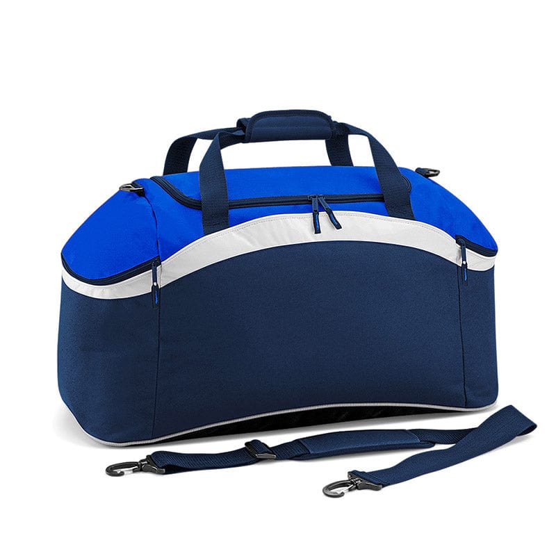 BagBase BG572 Teamwear Holdall French Navy / Bright Royal / White