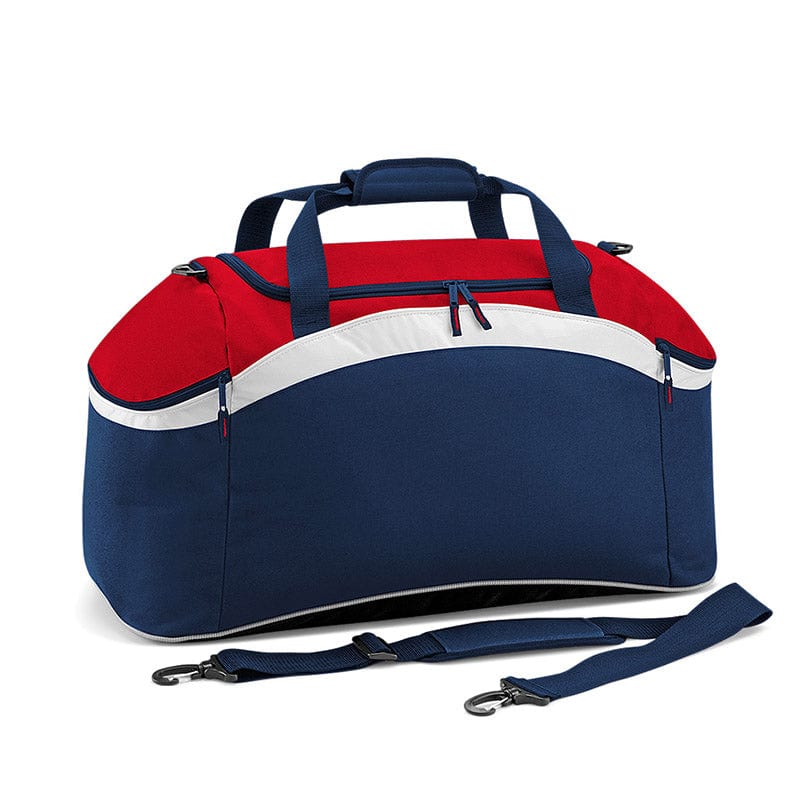 BagBase BG572 Teamwear Holdall French Navy / Classic Red / White