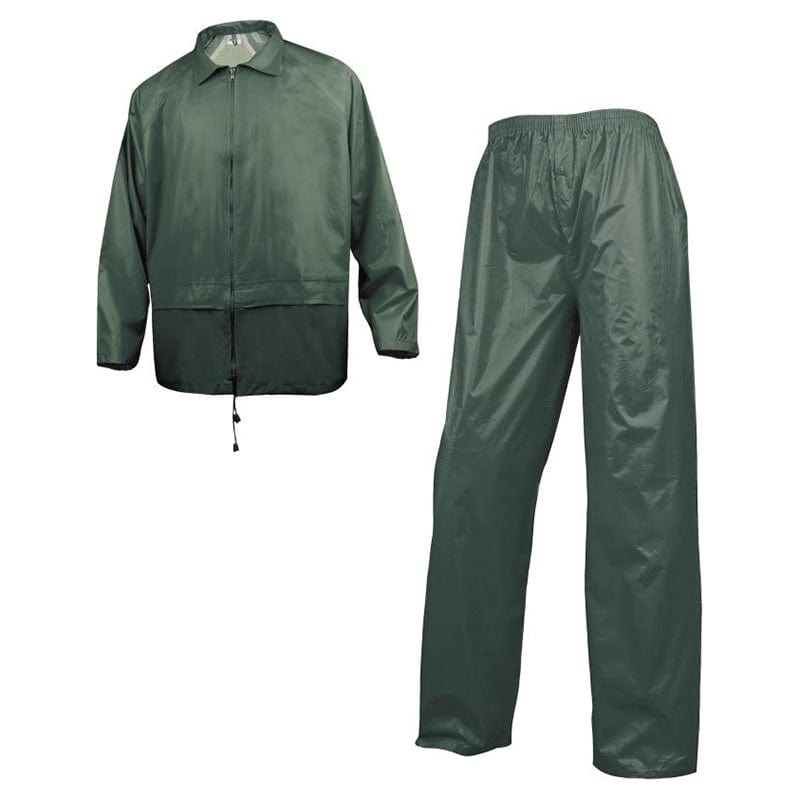 Delta Plus EN400 Waterproof Rainsuit Green