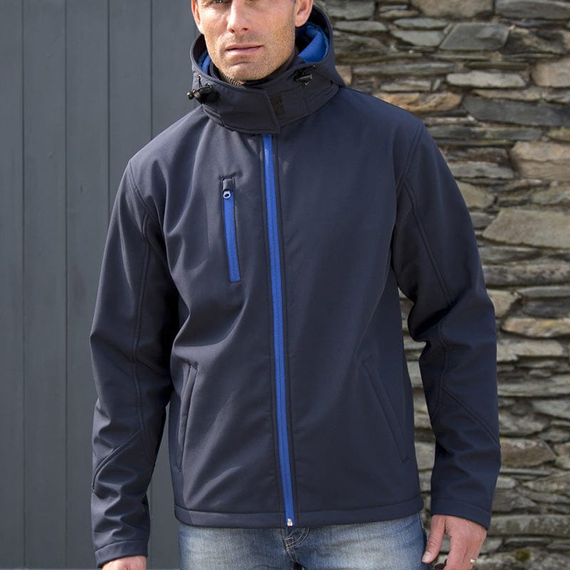Result Core R230M Mens TX Performance Hooded Softshell Jacket 