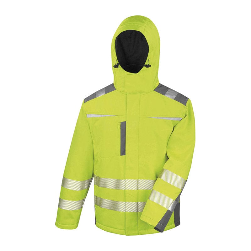 Result Safe-Guard Dynamic Softshell Coat Fluorescent Yellow