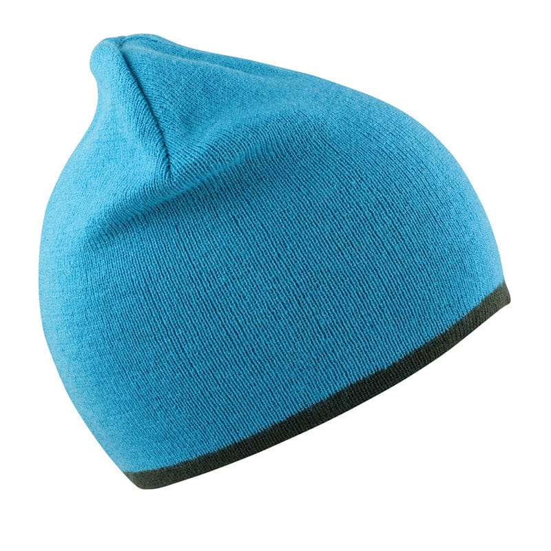 Result Winter Essentials RC46 Reversible Fashion Fit Hat Aqua / Grey