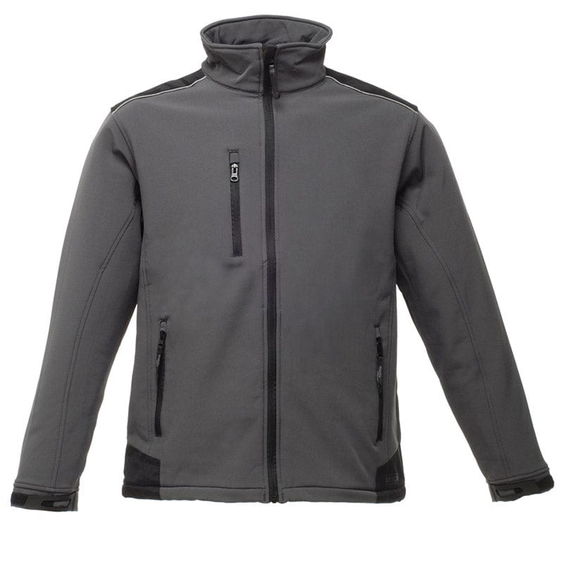 Regatta Professional Sandstorm Workwear Softshell Seal Grey / Black
