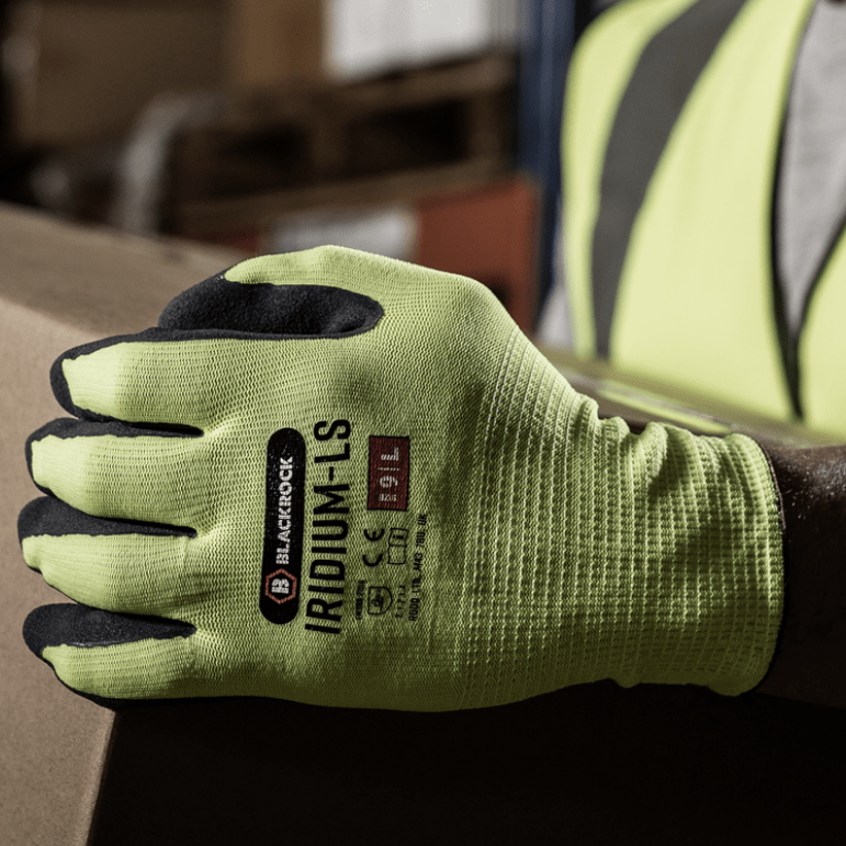 Protezione Mani Lattice Sabbioso Blackrock Iridium-LS Guanti Da Lavoro Di Sicurezza Gialli Ad Alta Guanti Da Lavoro Alta Visibilità Protezione Mani Lattice Sabbioso Blackrock Iridium-LS Guanti Da Lavoro Di Sicurezza Gialli Ad Alta Guanti Da Lavoro Alta Visibilità